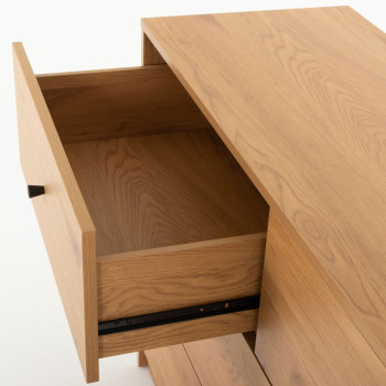 Elliot 4 Drawer Lowboy, Wild Oak