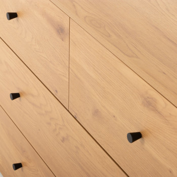 Elliot 4 Drawer Lowboy, Wild Oak