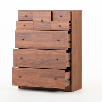 Elliot 8 Drawer Scotch Chest, Walnut