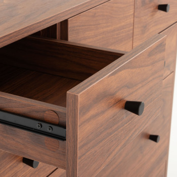 Elliot 8 Drawer Scotch Chest, Walnut