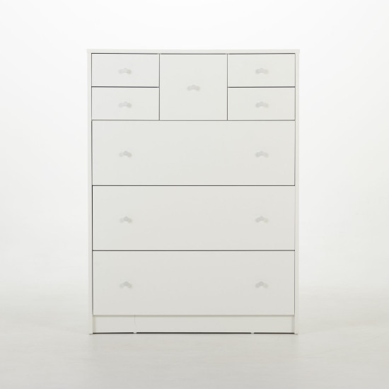 Elliot 8 Drawer Scotch Chest, White