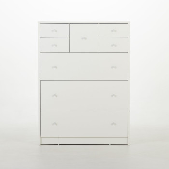 Elliot 8 Drawer Scotch Chest, White