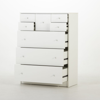 Elliot 8 Drawer Scotch Chest, White