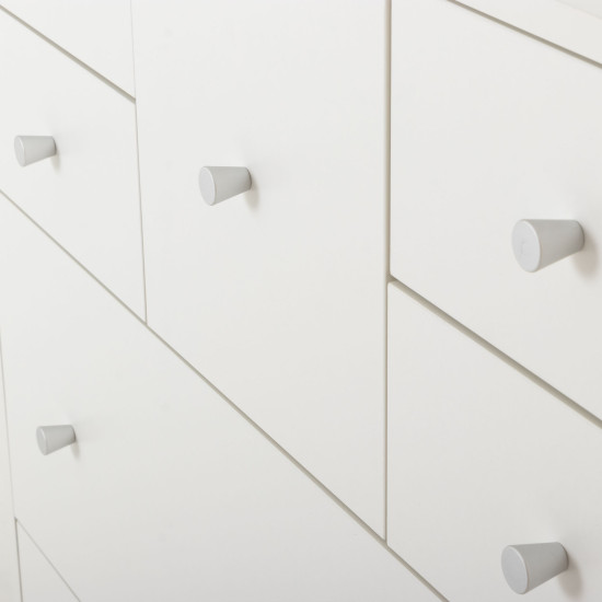 Elliot 8 Drawer Scotch Chest, White