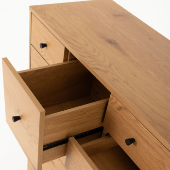 Elliot 8 Drawer Scotch Chest, Wild Oak