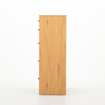 Elliot 7 Drawer Tallboy, Wild Oak