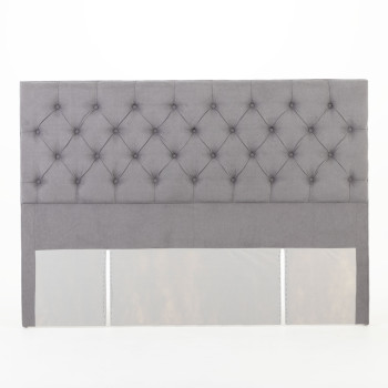 Jayden King/Super King Headboard, Light Grey