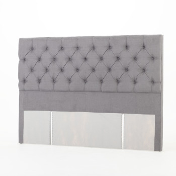 Jayden King/Super King Headboard, Light Grey