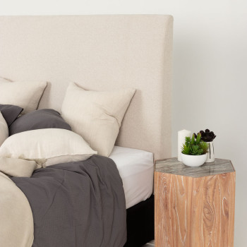 Raine King / Super King Headboard, Sand