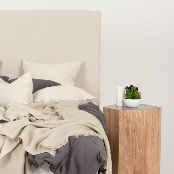 Raine King / Super King Headboard, Sand