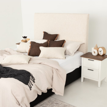 Kirby Double / Queen Headboard, Cream