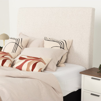 Kirby Double / Queen Headboard, Light Grey