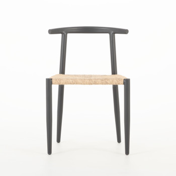 Katana Outdoor Dining Chair, Gunmetal