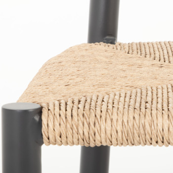Katana Outdoor Dining Chair, Gunmetal