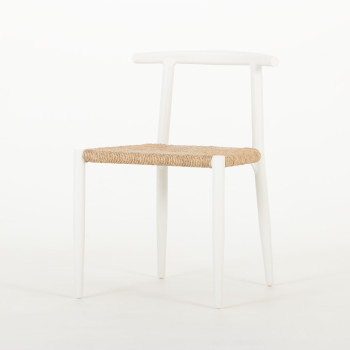 Katana Outdoor Dining Chair, White