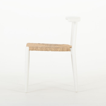 Katana Outdoor Dining Chair, White