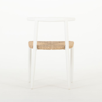 Katana Outdoor Dining Chair, White