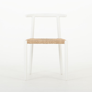 Katana Outdoor Dining Chair, White