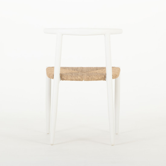 Katana Outdoor Dining Chair, White