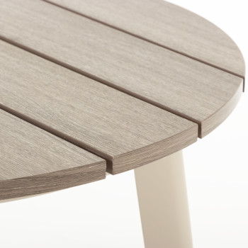 Karon Outdoor Round Coffee Table - W60, Dune