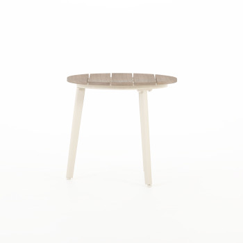 Karon Outdoor Round Side Table - W50, Dune