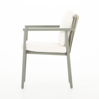 Como Outdoor Dining Chair, Green