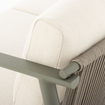 Como Outdoor 3 Seater, Green