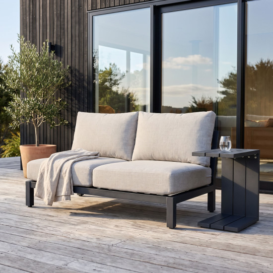 Catalina Outdoor Modular 2 Seater, Gunmetal
