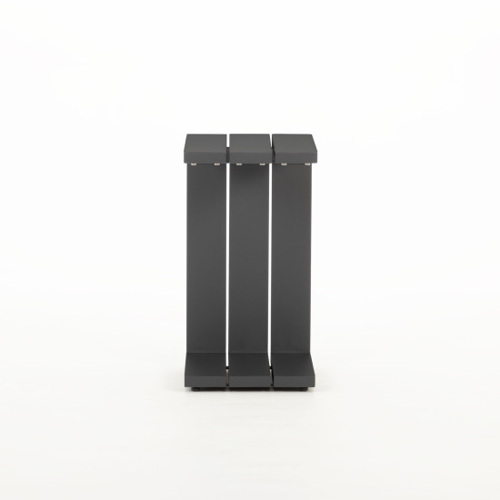 Catalina Outdoor Side Table - KD, Gunmetal