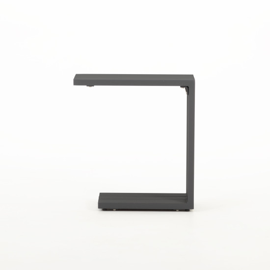 Catalina Outdoor Side Table - KD, Gunmetal