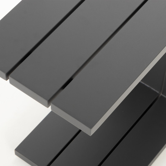 Catalina Outdoor Side Table - KD, Gunmetal