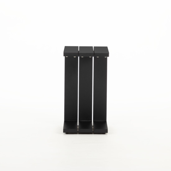 Cyprus Outdoor Side Table, Black