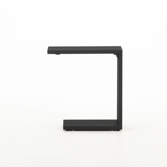 Cyprus Outdoor Side Table, Black