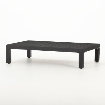 Cyprus Outdoor Coffee Table - W126, Black