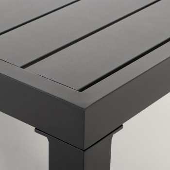 Cyprus Outdoor Coffee Table - W126, Black
