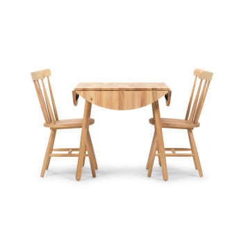 Woodwall 3 Piece Dining Set - W75, Light