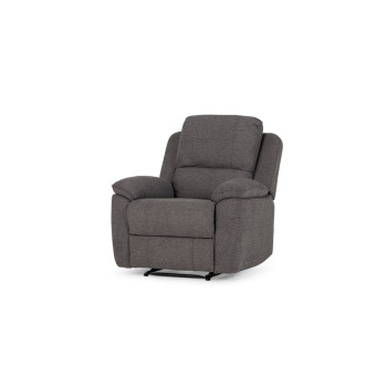 Aiden 3 Seater Recliner + 2 Recliner Chairs, Dark Grey