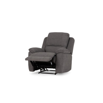 Aiden 3 Seater Recliner + 2 Recliner Chairs, Dark Grey