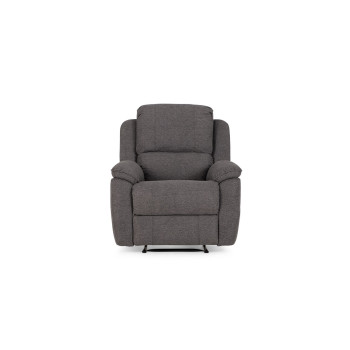 Aiden 2 Seater Recliner + 2 Recliner Chairs, Dark Grey