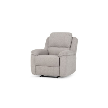 Aiden 3 Seater Recliner + 2 Recliner Chairs, Light Grey