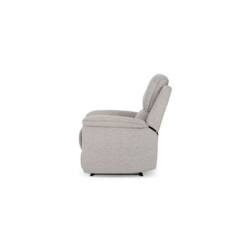Aiden 3 Seater Recliner + 2 Recliner Chairs, Light Grey