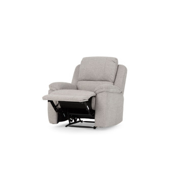 Aiden 2 Seater Recliner + 2 Recliner Chairs, Light Grey