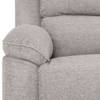 Aiden 2 Seater Recliner + 2 Recliner Chairs, Light Grey