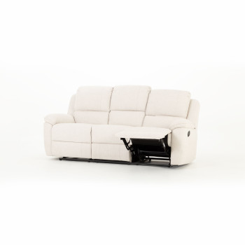 Aiden 3 Seater Recliner + 2 Recliner Chairs, Oatmeal