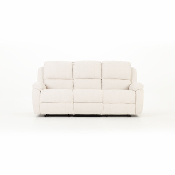 Aiden 3 Seater Recliner + 2 Recliner Chairs, Oatmeal