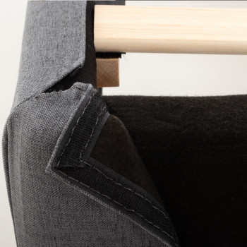 Alfa Double Bed Base, Charcoal