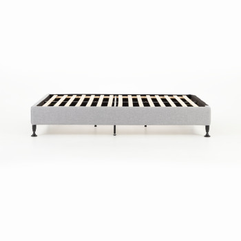 Alfa Double Bed Base, Light Grey