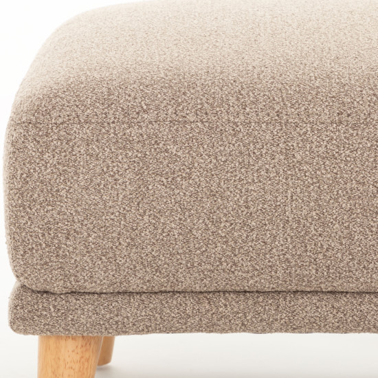 Alex 3 Seater + Ottoman, Brown