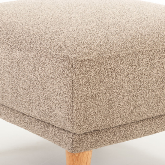 Alex 3 Seater + Ottoman, Brown
