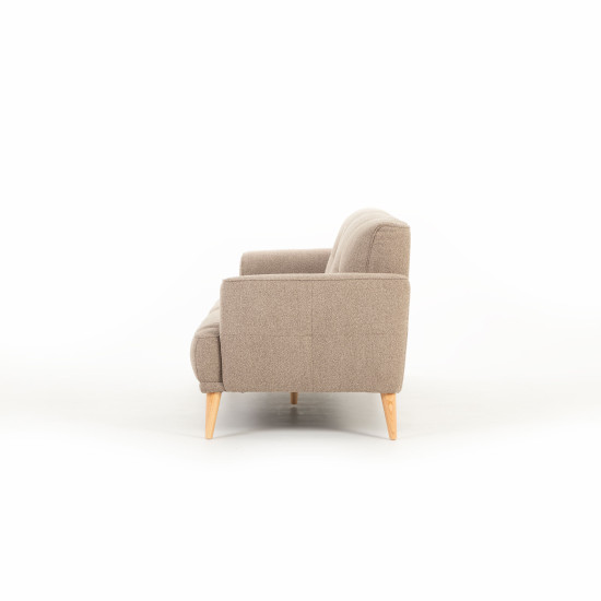 Alex 3 Seater + Ottoman, Brown
